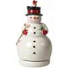 Image de VILLEROY & BOCH Nostalgic Melody - Bonhomme de neige tournant 8x8x15cm multicolore