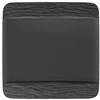 Image de VILLEROY & BOCH Assiette carrée Manufacture Rock 28x28cm noir