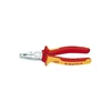 Image de Pinces universelles isolées 1000v pince universelle isolée 1000 v 160 mm 1 pièce(s) acier chromé bi-matière vde 160 mm 228 g - knipex werk