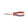 Image de Pince à becs droits 1/2 ronds bi-matière 200 mm pince à becs droits 1/2 ronds bi-matière 200 mm 1 pièce(s) bi-matière acier chrome-vanadium droit 200
