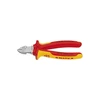 Image de Pince coupante mixte isolée 1000v pince coupante mixte isolée 1000v 1 pièce(s) acier chromé bi-matière vde 1.5 mm 160 mm pince coupante diagonale 60 h
