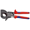 Image de Coupe-câbles à cliquet coupe-câbles à cliquet 250 mm 1 pièce(s) bi-matière acier 250 mm 32 mm - knipex werk