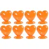 Image de Boîte de 8 Porte-cartes Coeur en résine 5cm, Pêche FETE-300700