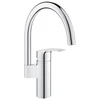 Image de Mitigeur évier bec haut eurosmart mitigeur évier bec haut eurosmart 1 pièce(s) mitigeur chromé zamak - grohe