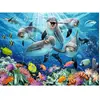 Image de Puzzle 500 pièces : Dauphins sur le récif de corail Ravensburger-12000200