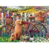 Image de Puzzle 500 pièces - Chiens mignons dans le jardin Ravensburger-12000209
