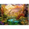 Image de Puzzle 500 piÃ¨ces - La terre des dinosaures