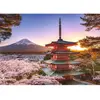 Image de Puzzle 1000 pièces : Cerisiers en fleurs du Mont Fuji Ravensburger-12000582
