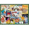 Image de Puzzle 1000 pièces : Affiches vintage des films Disney Ravensburger-12000689