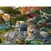 Image de Puzzle 1500 pièces : Loups au printemps Ravensburger-12000719