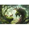 Image de Puzzle 3000 piÃ¨ces - Le rÃ©veil du dragon de la forÃªt