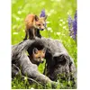 Image de Puzzle 300 pièces XXL : Mignons renards Ravensburger-12000871