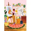 Image de Puzzle 1500 piÃ¨ces : Atelier d'artiste, Laura Lhuillier