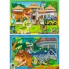 Image de Puzzles 2x24 piÃ¨ces - Vivre en terre sauvage / Jurassic World Explorers