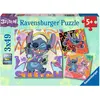 Image de Puzzles 3x49 pièces : Disney Stitch Ravensburger-12001070