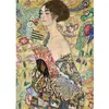 Image de Puzzle 1000 pièces : La dame à l'éventail - Gustav Klimt Ravensburger-12001132