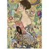 Image de Puzzle 1000 piÃ¨ces : La dame Ã  l'Ã©ventail - Gustav Klimt