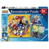 Image de Puzzles 3x49 pièces : Sonic Ravensburger-12001133