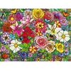 Image de Puzzle 100 pièces XL : Fleurs en vitrail Ravensburger-12001364