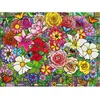 Image de Puzzle 100 piÃ¨ces XL : Fleurs en vitrail