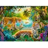 Image de Puzzle 500 pièces : Tigres dans l'oasis Ravensburger-12001384