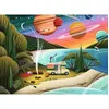 Image de Puzzle 500 pièces : Camping cosmique