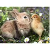 Image de Puzzle 500 piÃ¨ces : Lapin et poussin