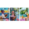 Image de Puzzles 3x100 pièces : Voyage du chien Ravensburger-12002049