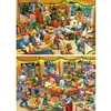 Image de Puzzles 2x12 pièces : L'atelier de Noël Ravensburger-12004047