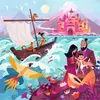 Image de Puzzle 64 pièces : Momotarō, l’enfant pêche