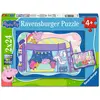 Image de Puzzles 2x24 pièces : Bonne nuit Peppa - Peppa Pig Ravensburger-12004336
