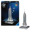 Image de Puzzle 3D Iconics : Empire State Building illuminÃ©