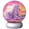 Image de Puzzle 3D Ball 72 pièces Illuminé : Chevaux à la plage 12008054