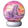 Image de Puzzle 3D Ball 72 piÃ¨ces IlluminÃ© : Chevaux Ã  la plage