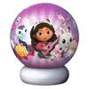 Image de Puzzle 3D Ball 72 piÃ¨ces IlluminÃ© : Gabby's Dollhouse
