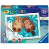 Image de Creart Kids peinture au numéros : Loutres Ravensburger-12023217