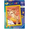 Image de Creart Kids peinture au numéros : Girafe et bébé Ravensburger-12023224
