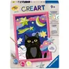 Image de Creart Kids peinture au numéros : Chat noir Ravensburger-12023232