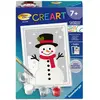 Image de Creart Kids peinture au numéros : Bonhomme de neige Ravensburger-12023330