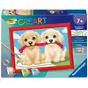 Image de Creart Kids peinture au numéros : Chiens joueurs Ravensburger-12023332