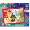 Image de Creart Kids peinture au numéros : Parade animale Ravensburger-12023334