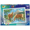 Image de Creart Kids peinture au numéros : Chevaux et eau Ravensburger-12023340