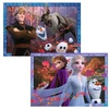 Image de Puzzle 2 x 24 piÃ¨ces : La Reine des Neiges 2 (Frozen 2) : Vers des contrÃ©es glaÃ§Ã©es
