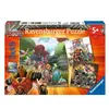 Image de Puzzle 3 x 49 piÃ¨ces gormiti : Le bien contre le mal