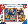 Image de Puzzle 3 x 49 pièces : notre héros sam le pompier Ravensburger-50772