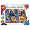 Image de Puzzle 3 x 49 piÃ¨ces : notre hÃ©ros sam le pompier