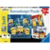 Image de Puzzle 3 x 49 pièces : Minions 2 : Drôles de Minions Ravensburger-05082
