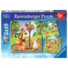 Image de Puzzles 3 x 49 piÃ¨ces : Disney Winnie l'Ourson : JournÃ©e sportive