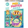 Image de Puzzles 3 x 24 pièces Mix & Match : Mignons dinosaures Ravensburger-05197