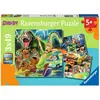 Image de Puzzles 3 x 49 pièces : Les aventures de Scooby-Doo Ravensburger-05242